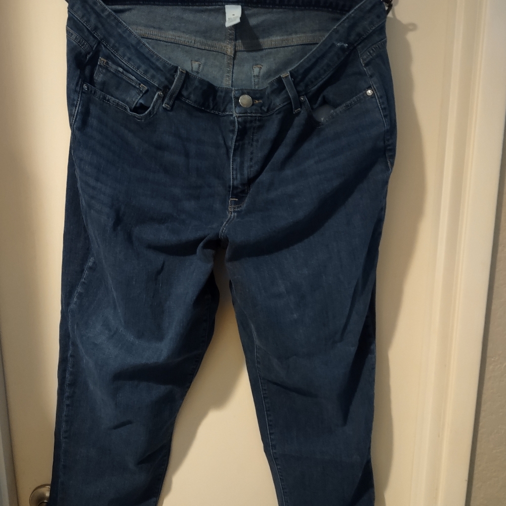 Lane Bryant mid rise girlfriend crop